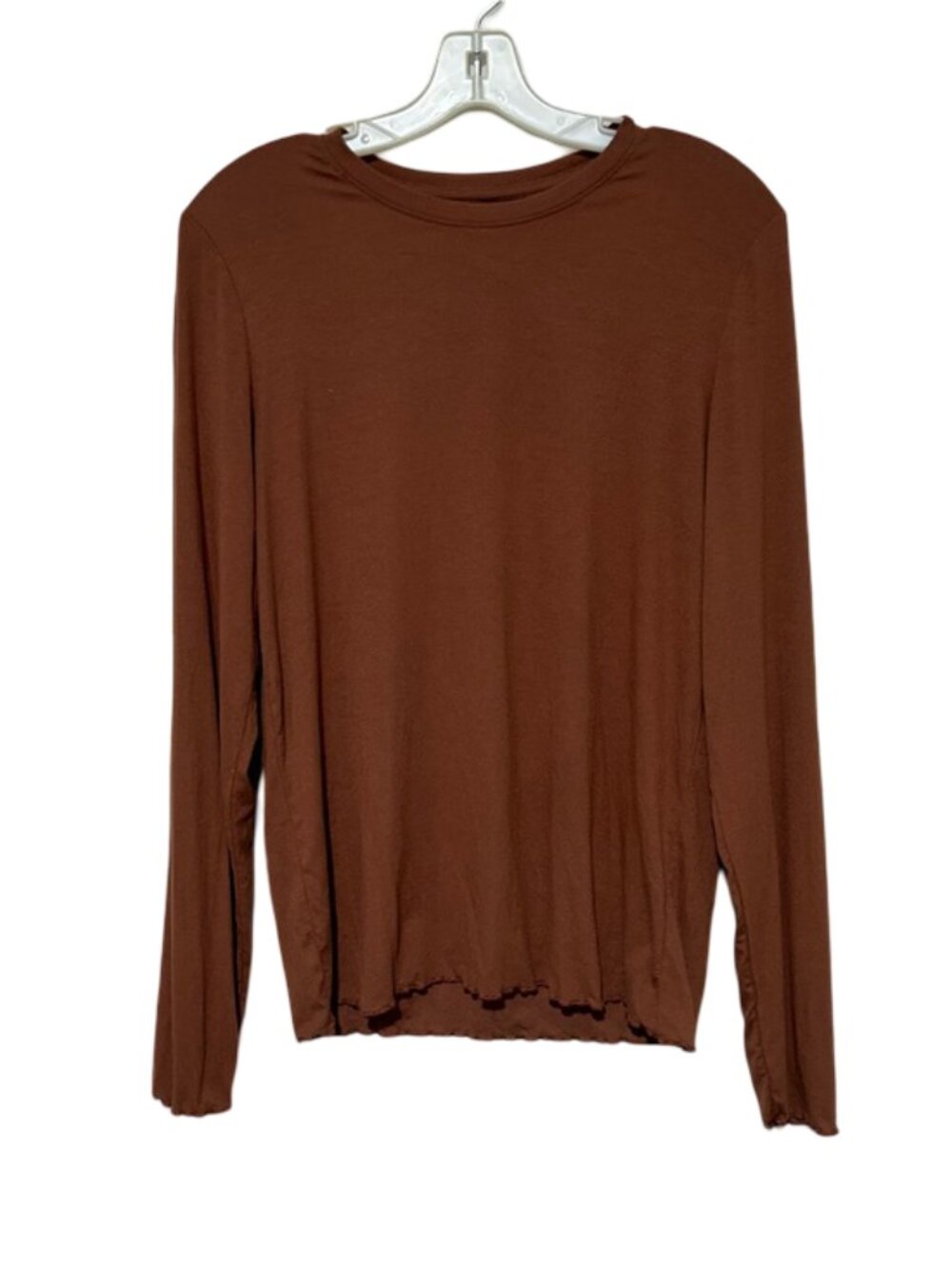 Outdoor Voices Athletic Brown Long Sleeve Top Size XL